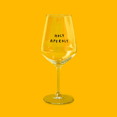 selekkt Weinglas "Holy Aperoly" | Special Edition | für Spritz-Liebende!