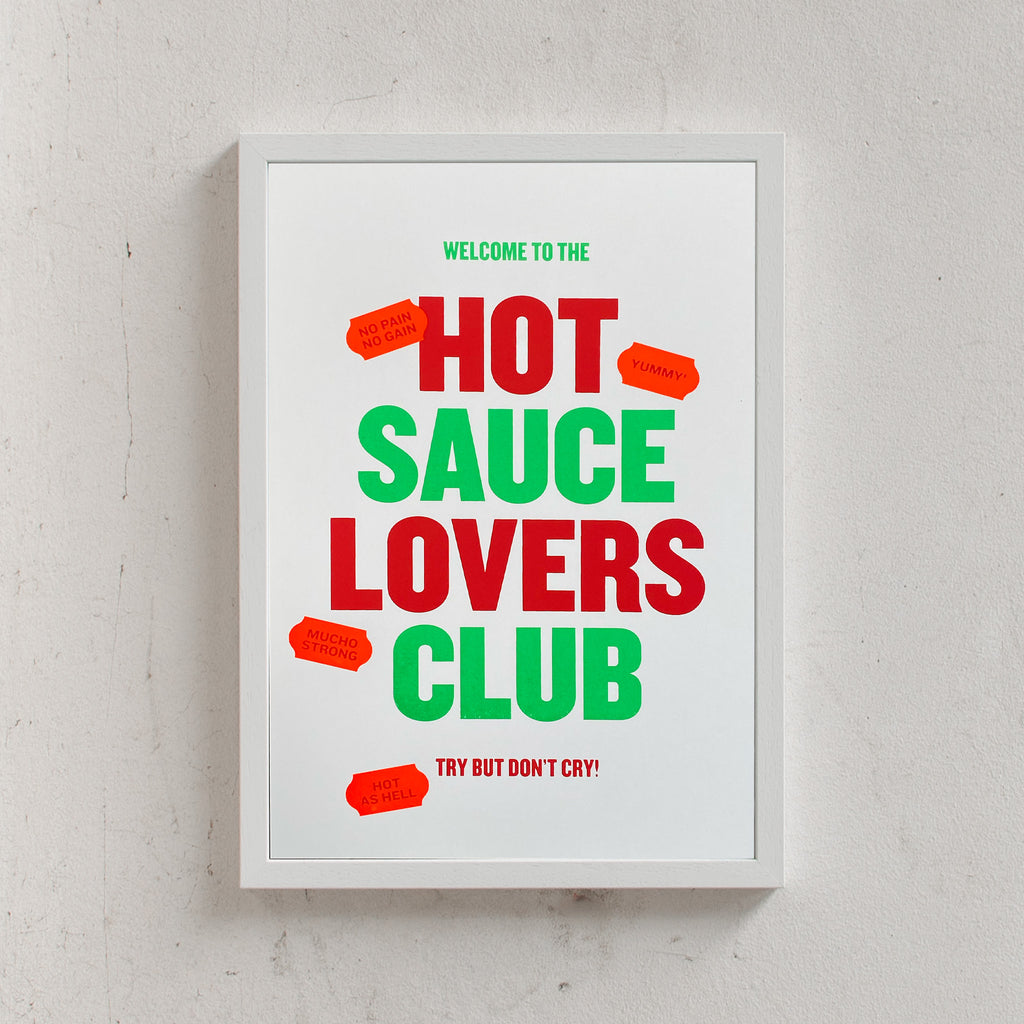 Edition SCHEE Hot Sauce Lovers (Din A3) weiß
