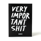 Notizbuch „Very Important Shit“ | DIN A5 | Edition SCHEE