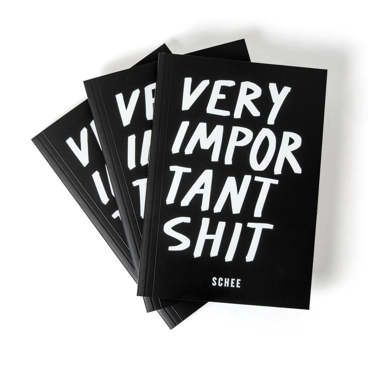 Notizbuch „Very Important Shit“ | DIN A5 | Edition SCHEE