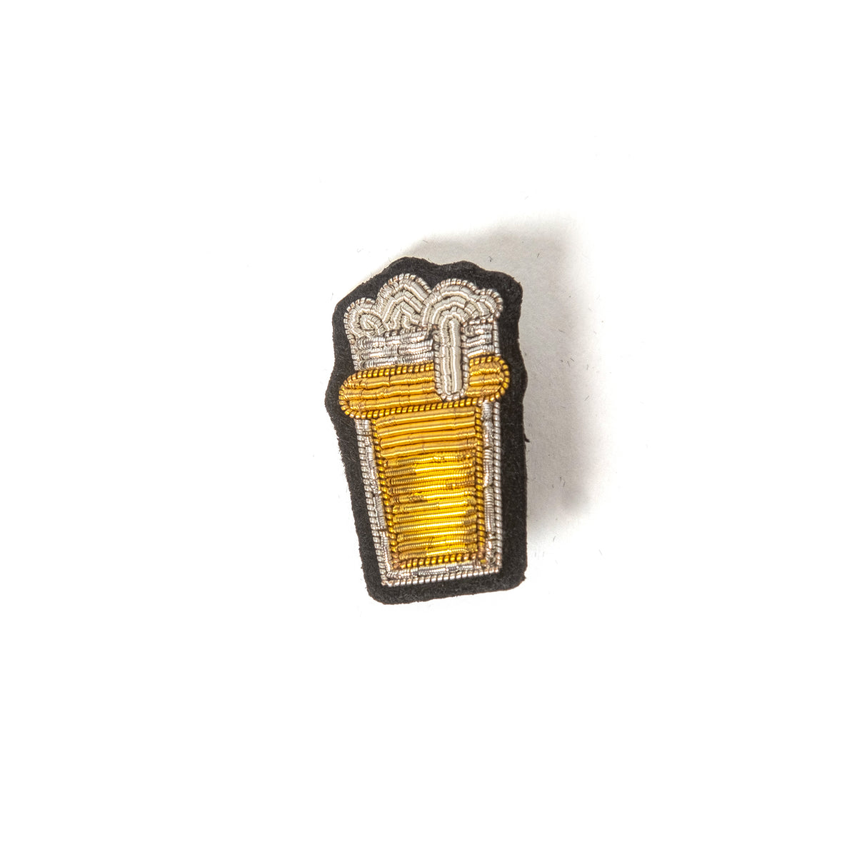 Macon&Lesquoy Brosche „Pint“ | Handbestickt | Macon&Lesquoy