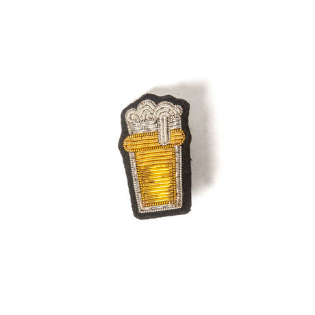 Macon&Lesquoy Brosche „Pint“ | Handbestickt | Macon&Lesquoy