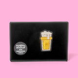 Macon&Lesquoy Brosche „Pint“ | Handbestickt | Macon&Lesquoy