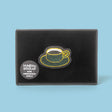 Macon&Lesquoy Brosche „Cup of Coffee“ | Handbestickt | Macon&Lesquoy