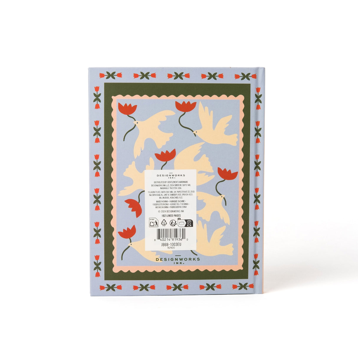 Designworks Ink Notizbuch „A Dopo Flower“ | Florales Motiv | DesignWorks