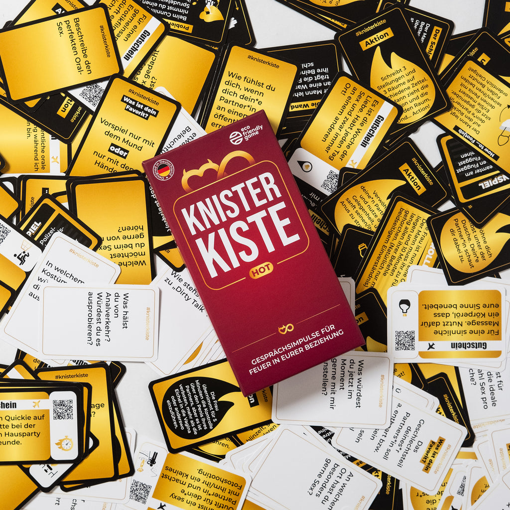 ATM Gaming Spiel „Knisterkiste – HOT Edition“ | Liebevoll & leicht pikant | ATM Gaming