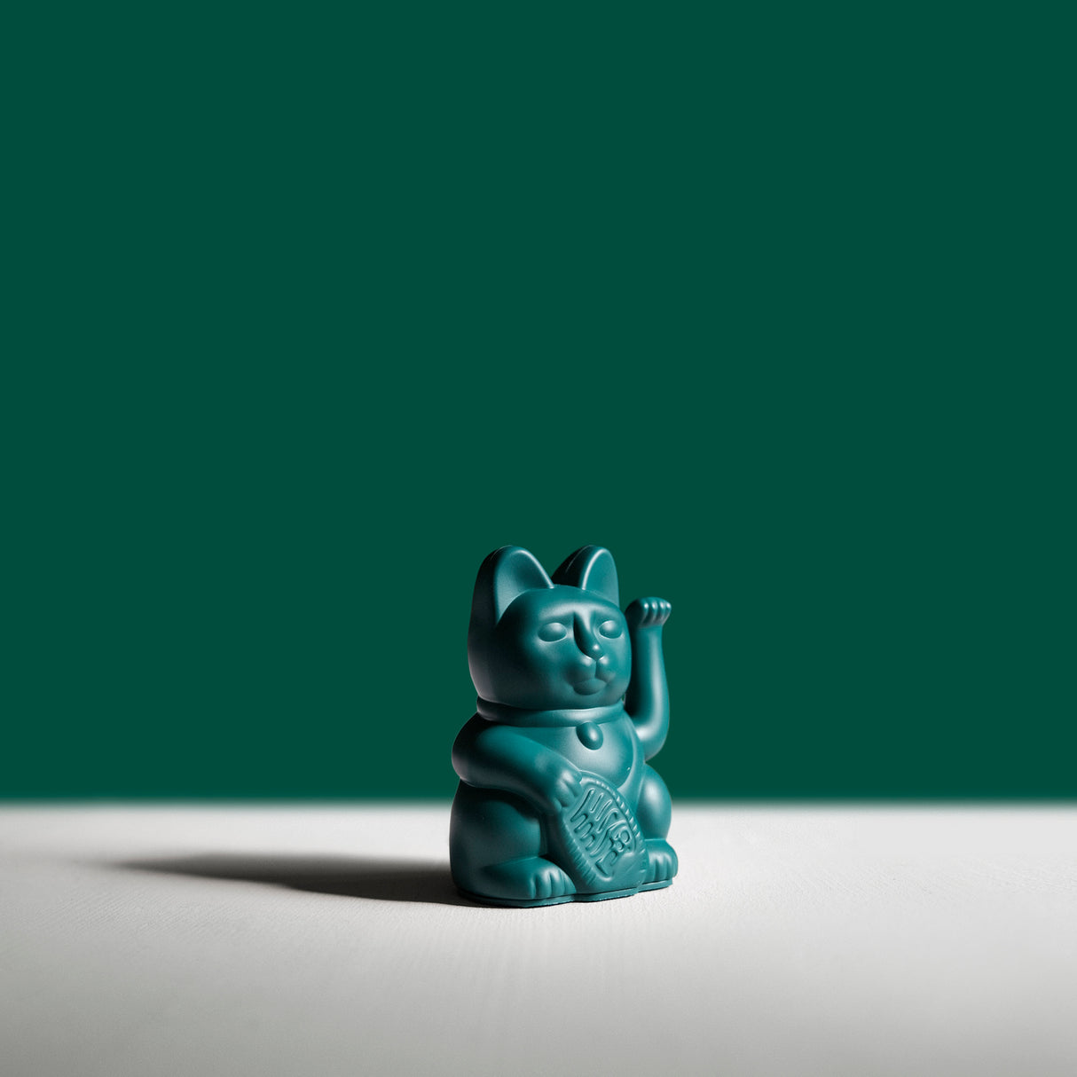 Donkey Products Winkekatze Mini "Lucky Cat Green" | deine stylische Glücksbringerin