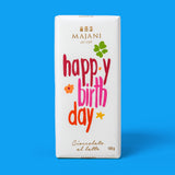 Majani Schokolade „Happy Birthday“ 33% 100g | Süßes Geschenk | Majani
