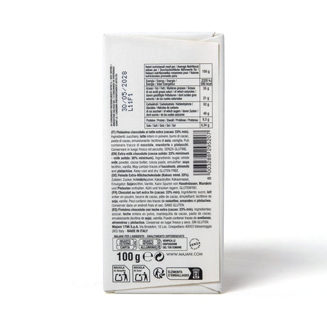 Majani Schokolade „Danke Merci Grazie“ 33% 100g | Vollmilchschokolade | Majani