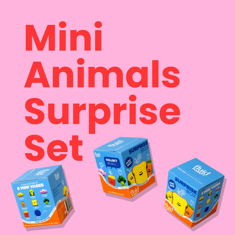 Fluid Market Mini Animals Surprise Box (4er Set) | Tierische Überraschungen zum Sammeln