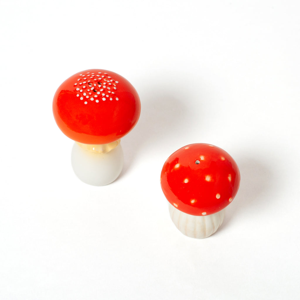 &Klevering Salz- und Pfefferstreuer "Mushroom" von &Klevering | hochwertiges Keramikdesign in Pilz-Form