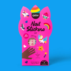 OMY Nail Sticker "Lily" | OMY | Nailart-Aufkleber mit Einhornmotiven