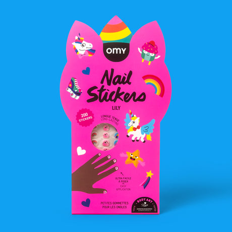 OMY Nail Sticker "Lily" | OMY | Nailart-Aufkleber mit Einhornmotiven