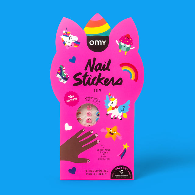 OMY Nail Sticker "Lily" | OMY | Nailart-Aufkleber mit Einhornmotiven