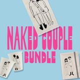 Naked Couple Bundle | Illustrationen für Küche, Bad & Alltag