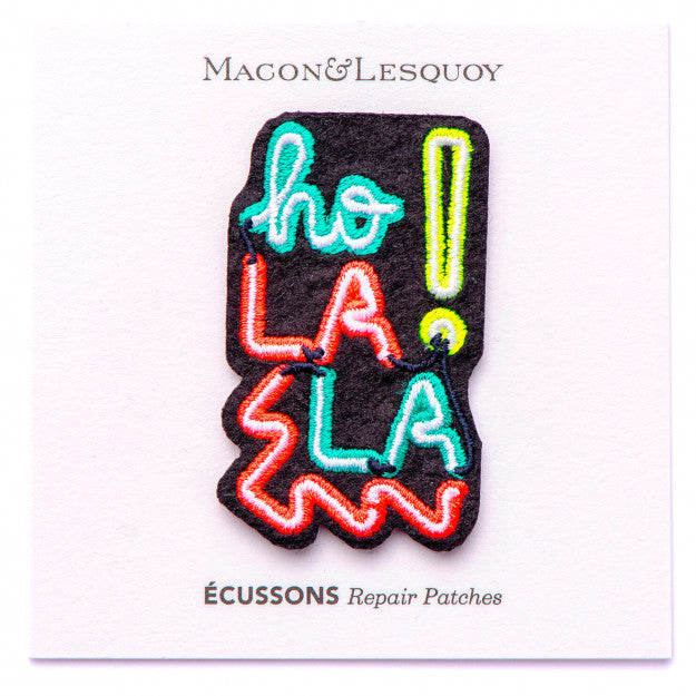 Macon&Lesquoy Stick zum Aufbügeln “Néon Ho La La” | Knalliger Fashion-Akzent | Macon&Lesquoy