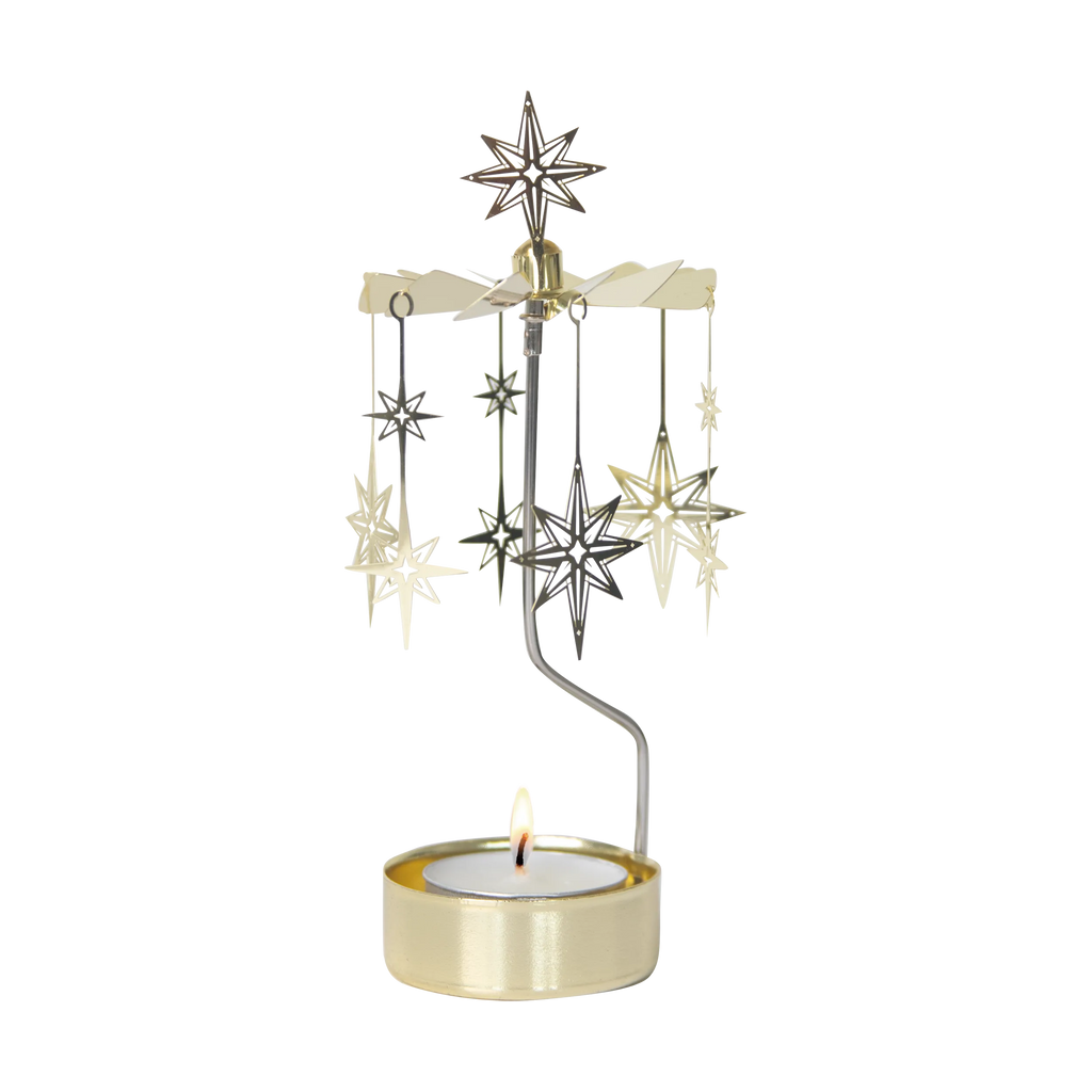Pluto Design Engelspiel “Northern Star” | Himmlisches Leuchten in Gold | Pluto Design