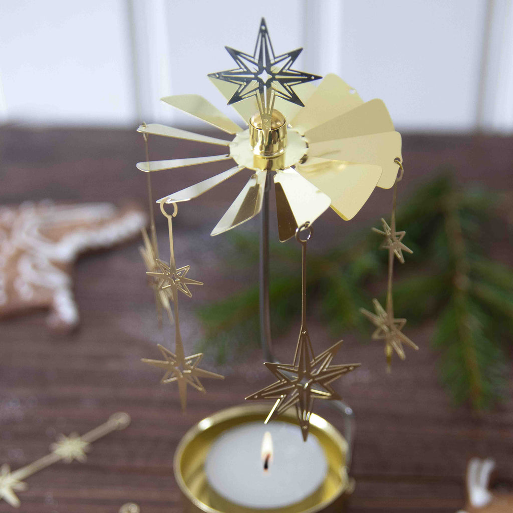 Pluto Design Engelspiel “Northern Star” | Himmlisches Leuchten in Gold | Pluto Design