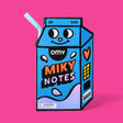 OMY Haftnotizen „Sticky Notes Milky“ | Pastell Notes | OMY