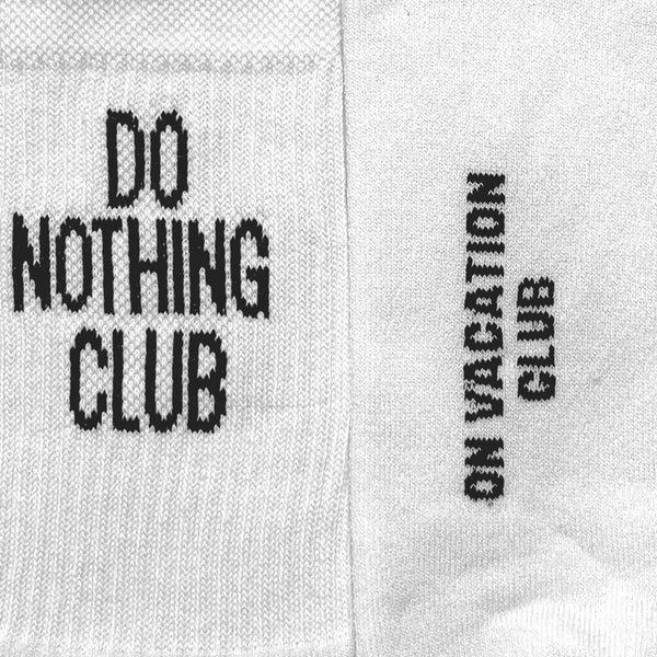 On Vacation Socken "Do nothing club" | Tennissocken von On Vacation