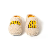 WD Lifestyle Hausschuhe “Bon Jour” | Bonjour Gemütlichkeit | WD Lifestyle