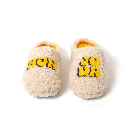 WD Lifestyle Hausschuhe “Bon Jour” | Bonjour Gemütlichkeit | WD Lifestyle