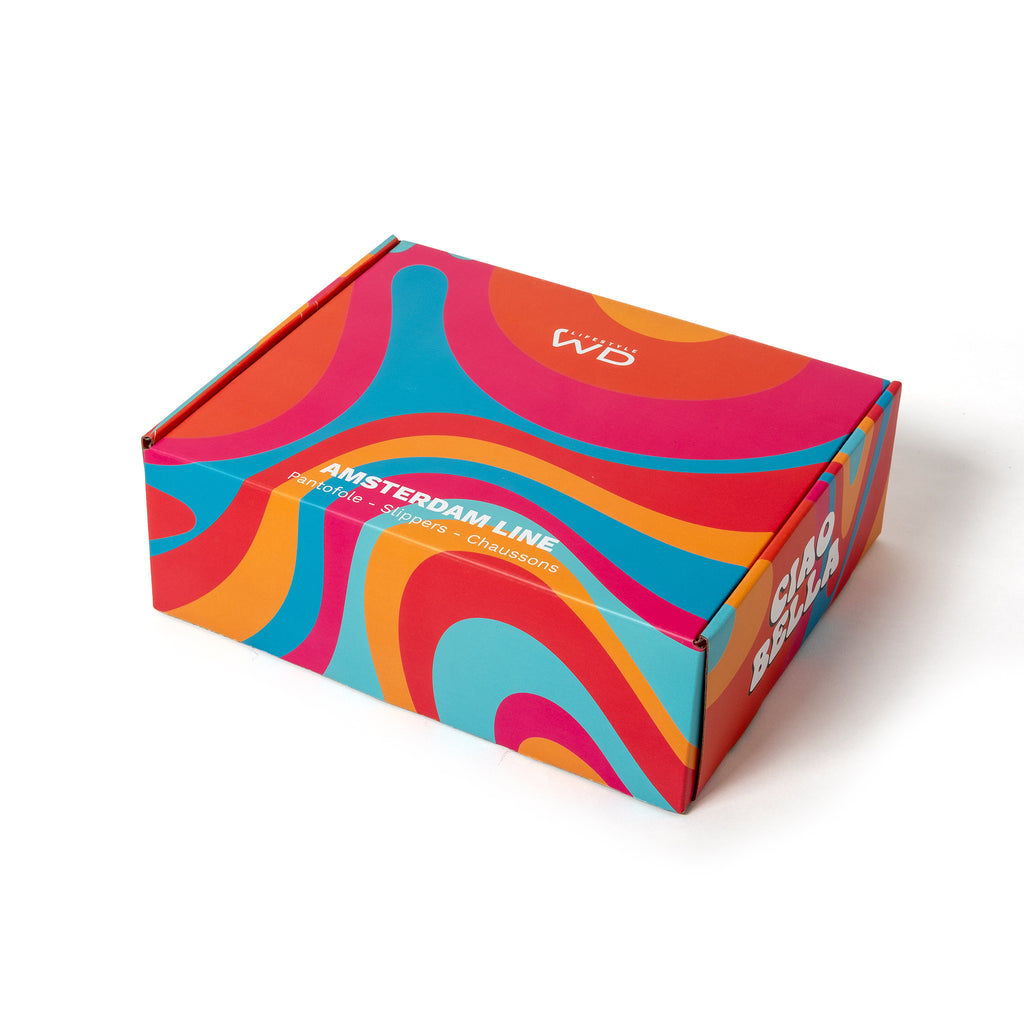 WD Lifestyle Hausschuhe “Ciao Bella” M/L | Italienischer Charme | WD Lifestyle