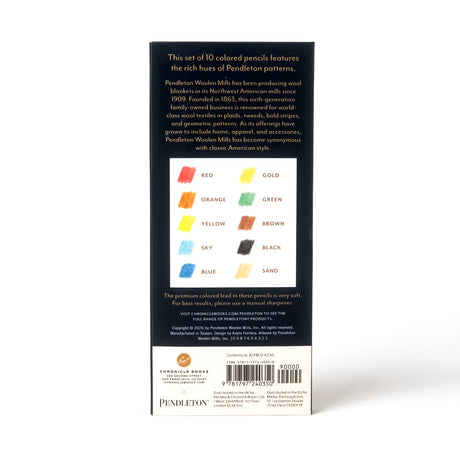 P.S. Publishers' Services Macmillan Buntstifte “Pendleton” 10 Stk. | Malstifte Set | Macmillan