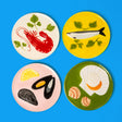 &Klevering Teller-Set "Plate de Mer" | &Klevering