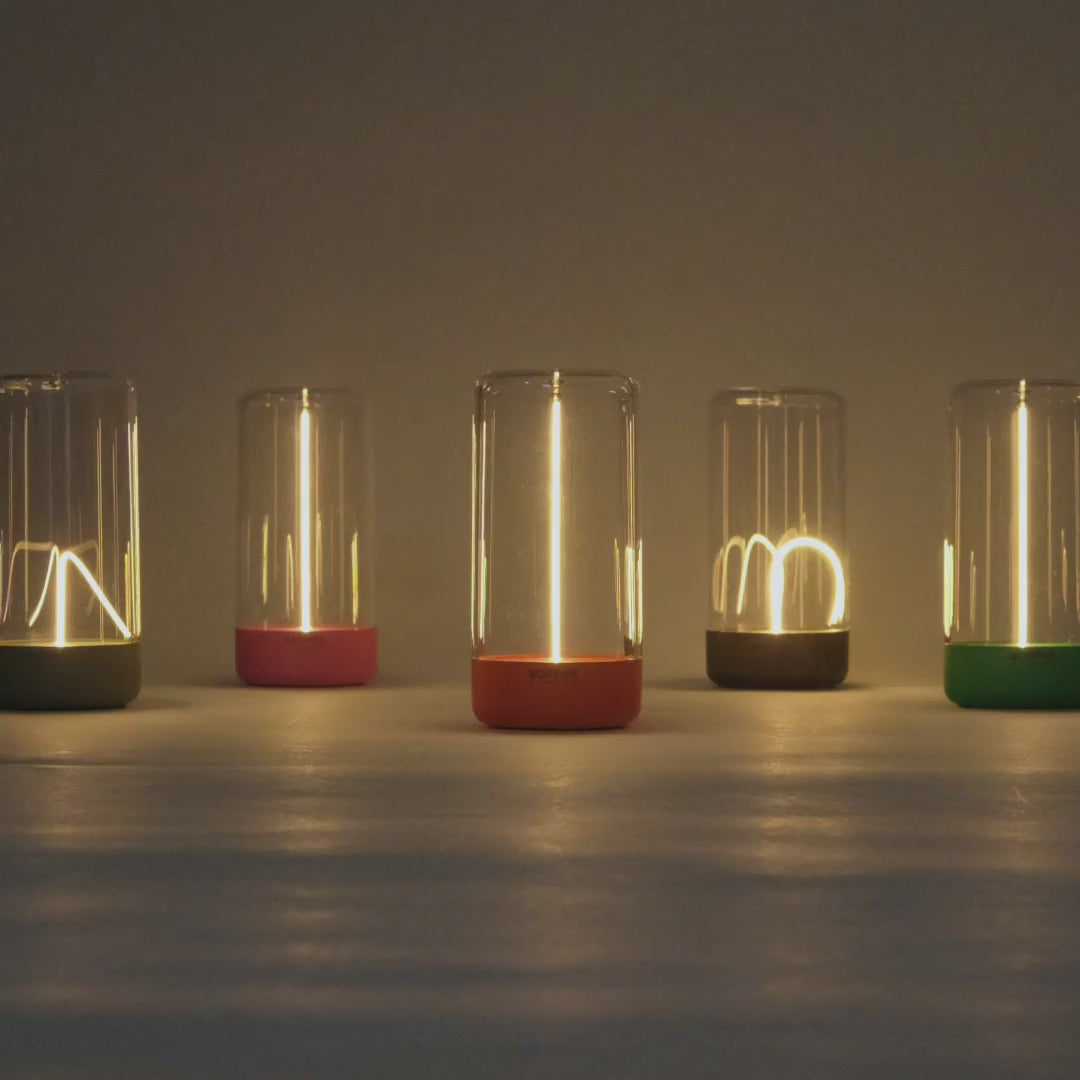 Table lamp "PULSE" | Dimmable & bold in neon green | Sompex