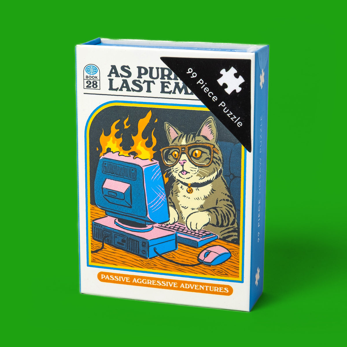 Puzzle “As Purr My Last Email” 99 Teile | Mini Puzzle | Ohh Deer