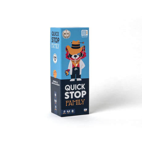 ATM Gaming Kartenspiel “Quickstop Familien-Edition” | Das Buchstabenspiel | ATM Gaming