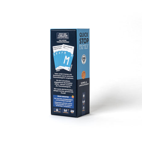 ATM Gaming Kartenspiel “Quickstop Familien-Edition” | Das Buchstabenspiel | ATM Gaming