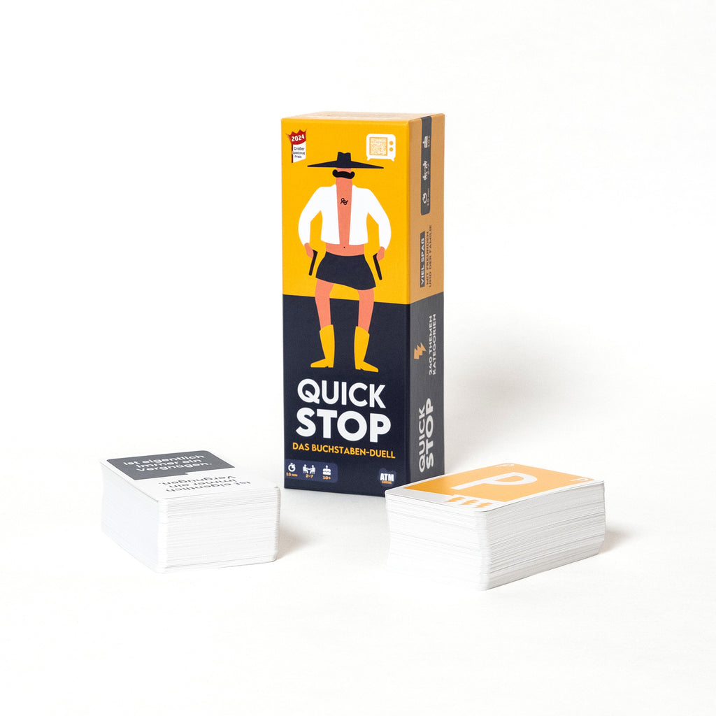 ATM Gaming Spiel „QuickStop – Buchstaben-Duell“ | Schnell & clever | ATM Gaming