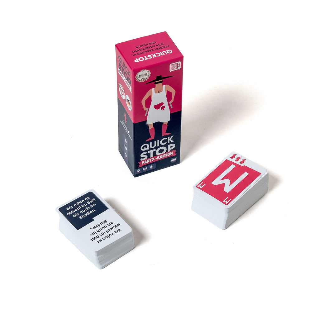 ATM Gaming Spiel „QuickStop – Party-Edition“ | Für lustige Abende | ATM Gaming