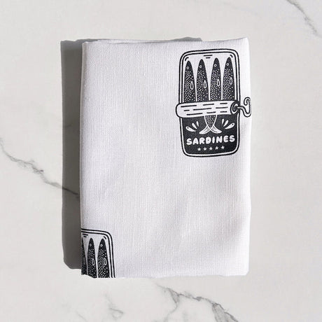 Lou Loto Geschirrtuch “Sardinen” | Maritimes Design | Lou Loto