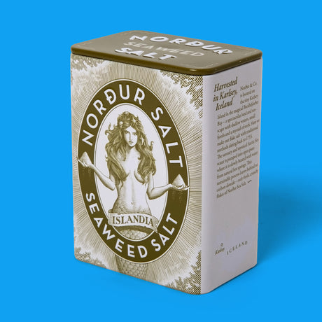 Nordur & Co Meersalzflocken Seaweed Metalldose 100g | Mit Algen | Nordur & Co