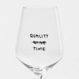 selekkt Weinglas “Quality Time” | Weinliebe mit Humor | selekkt