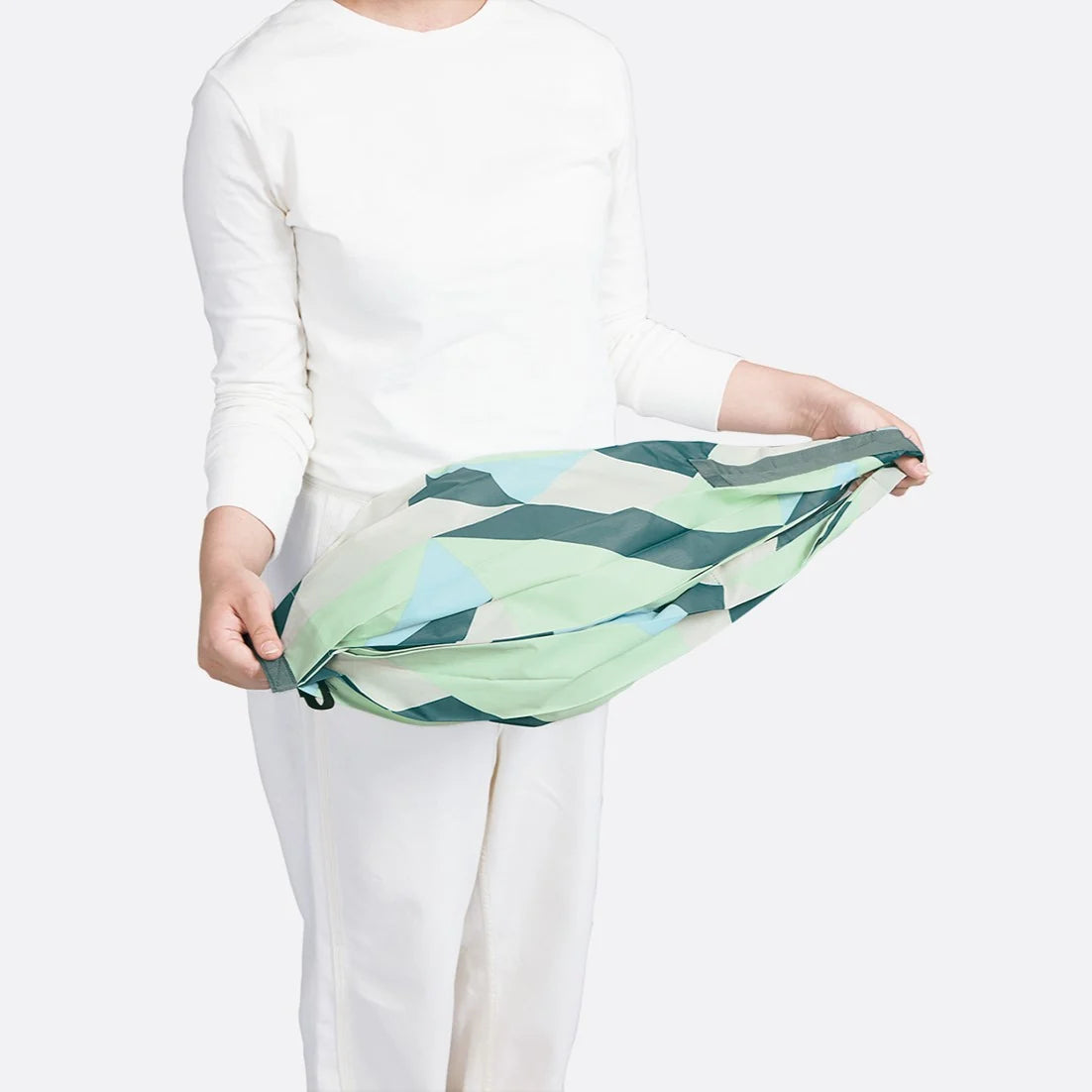 Einkaufsbeutel “Sea Glass DROP” M | Faltbare Einkaufstasche | Shupatto