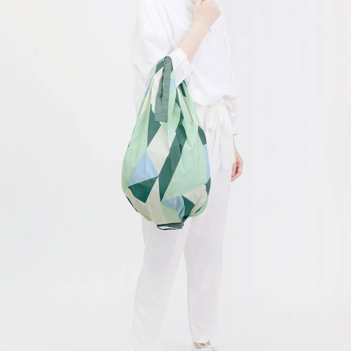 Einkaufsbeutel “Sea Glass DROP” M | Faltbare Einkaufstasche | Shupatto