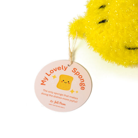 Joli Poom Schwamm “Smiley” | Cooles Design | Joli Poom