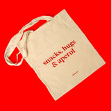 studio ciao Stofftasche "Snacks, Hugs & Aperol" | studio ciao