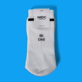 NO BAD DAYS CLUB Socken "OK Ciao" No Bad Days Club | Baumwollsocken in Portugal hergestellt