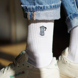 Coffee Fashion Socken "Espressokocher" Coffee Fashion | aus Bio-Baumwolle