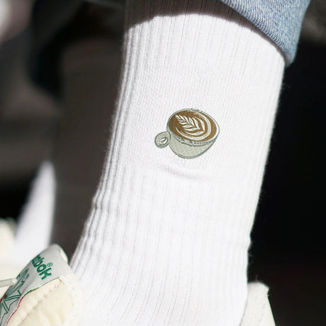 Coffee Fashion Socken "Flat White" Coffee Fashion | aus Bio-Baumwolle
