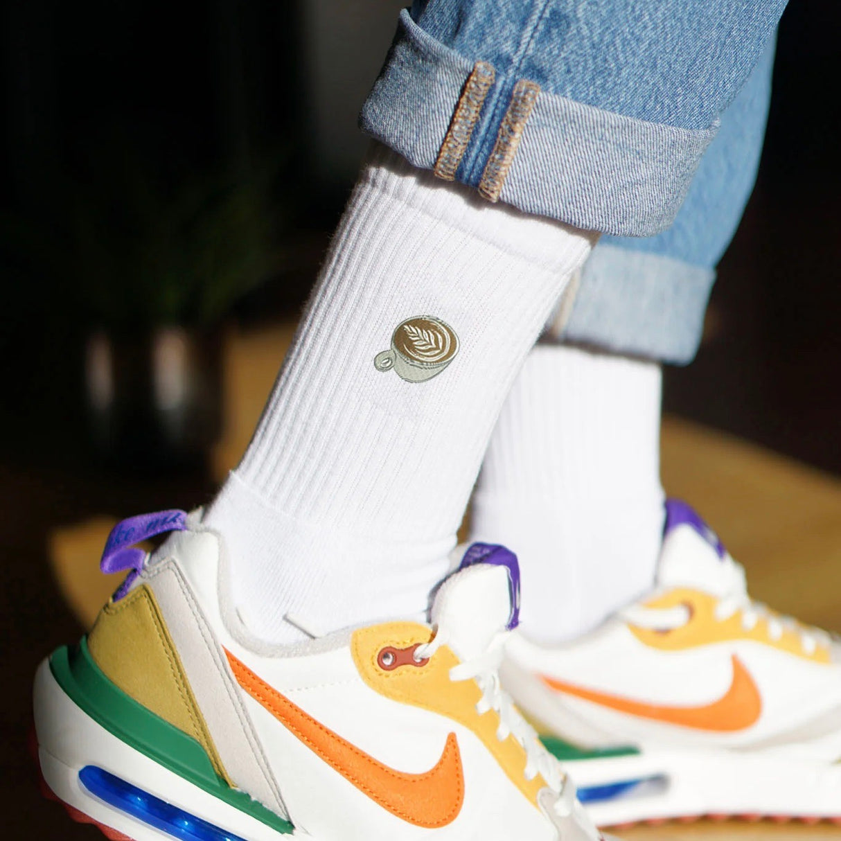 Coffee Fashion Socken "Flat White" Coffee Fashion | aus Bio-Baumwolle