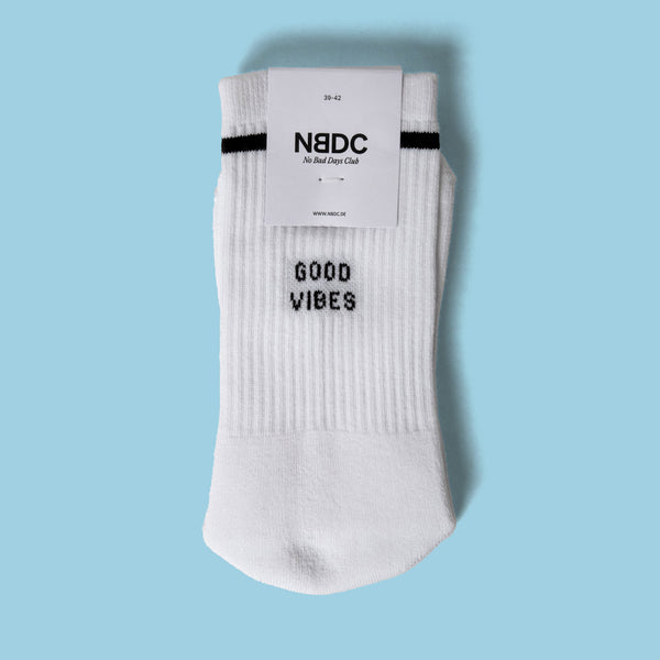 NO BAD DAYS CLUB Socken "Good Vibes" No Bad Days Club | Baumwollsocken in Portugal hergestellt