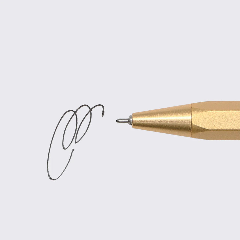 MARK’S Inc. Stift Brass MARK’S Inc. "Ballpoint Pen Days Black" | mit klassisch schwarzer, wasserfester Tinte