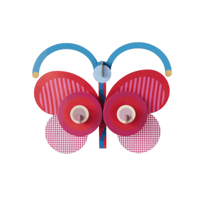 studio ROOF Wanddeko studio ROOF “Stripy Butterfly” | Schmetterlingsdeko aus Karton