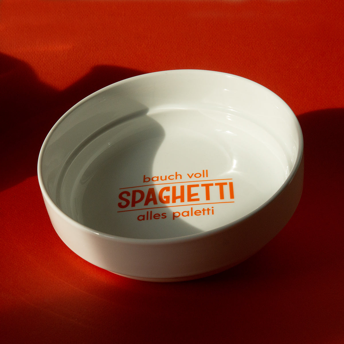 studio ciao Teller "Bauch voll Spaghetti, alles paletti" | studio ciao